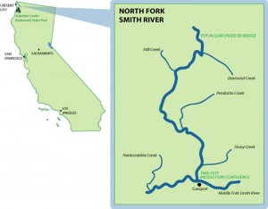 Smith River Mile-By-Mile Map